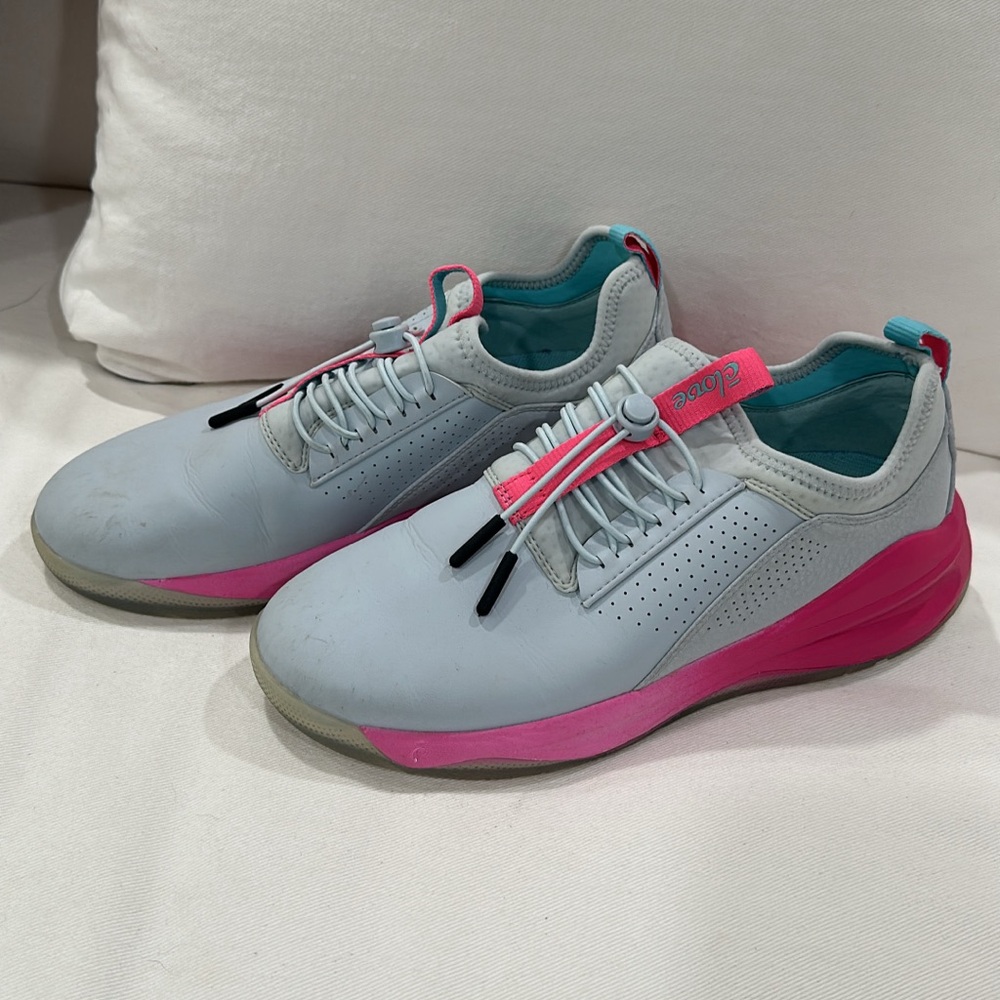 Clove Electron Rose Blue & Pink Sneakers Size 8